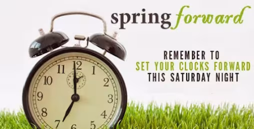 daylight savings banner